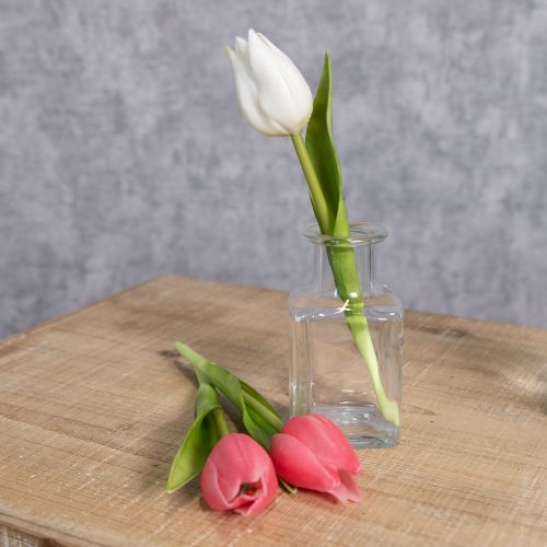 Artikel Kunstmatige tulpen, realistische decoratie, duurzame kunstbloemen voor thuis, 21 cm, 6 stuks