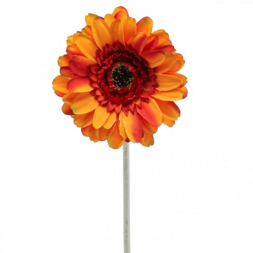 Floristik24 Gerbera kunstbloem, kunstbloem oranje Ø11cm 50cm