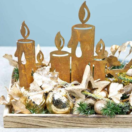 Floristik24 Ginkgo kunsttak goud 35cm 3st