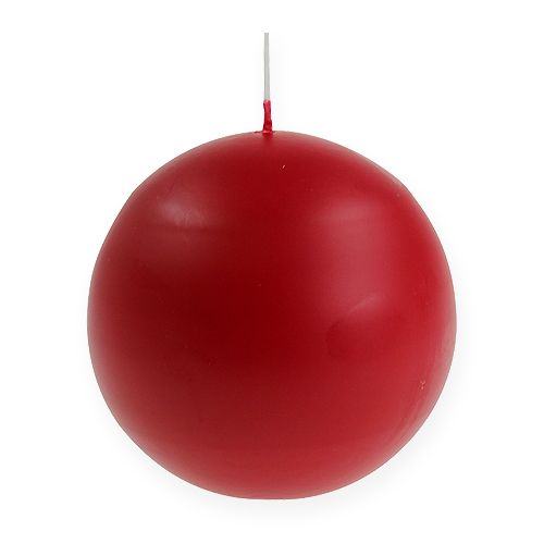 Floristik24 Bolkaarsen 100mm rood 6st