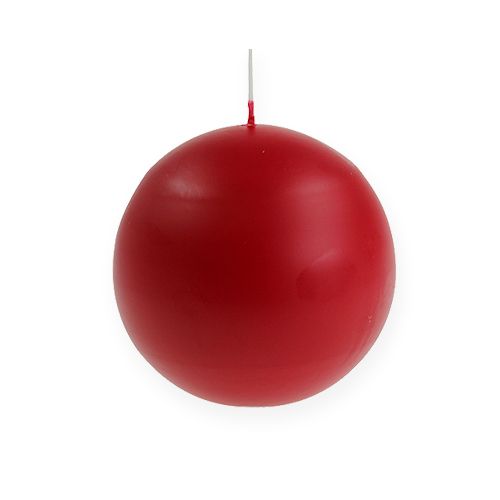 Bolkaarsen 80mm rood 6st