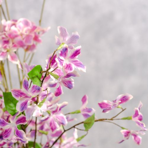 Artikel Kunstmatige clematis tak bloem, duurzame tafeldecoratie, 110 cm, 3 stuks