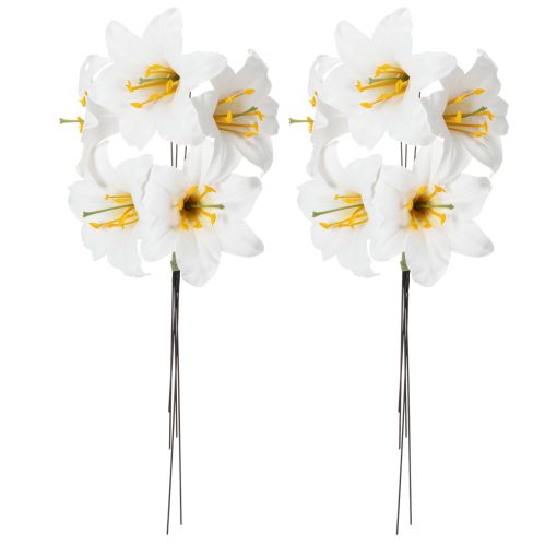 Kunstmatige leliebloem, wit,