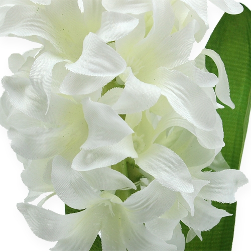 Floristik24 Zijden bloemen hyacint wit 33cm