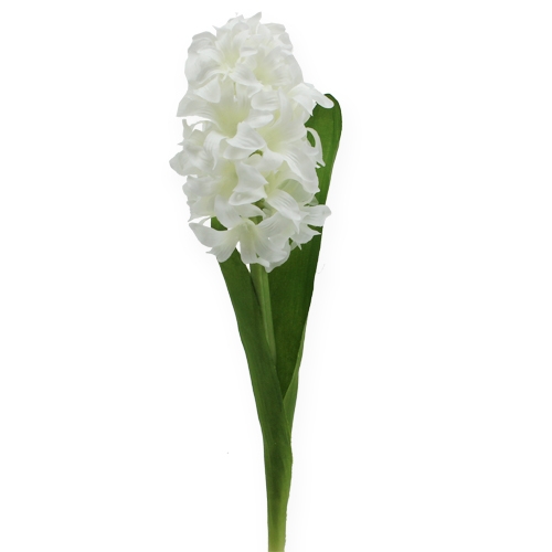 Floristik24 Zijden bloemen hyacint wit 33cm