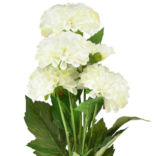 Artikel Kunstbloemen decoratieve dahlia&#39;s kunstwit 50cm