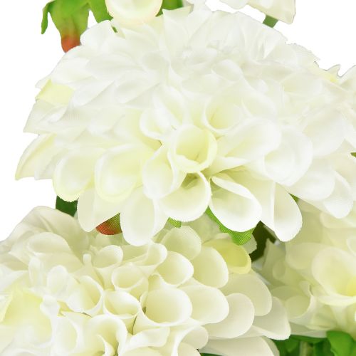 Artikel Kunstbloemen decoratieve dahlia&#39;s kunstwit 50cm