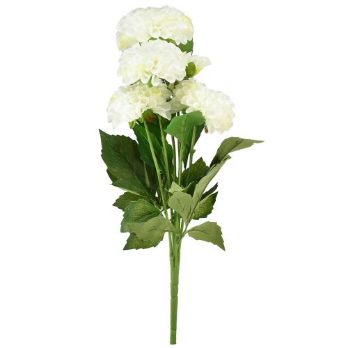 Artikel Kunstbloemen decoratieve dahlia&#39;s kunstwit 50cm