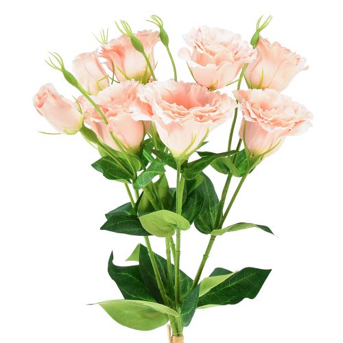 Artikel Kunstbloemen Eustoma Lisianthus roze 52cm 5 st