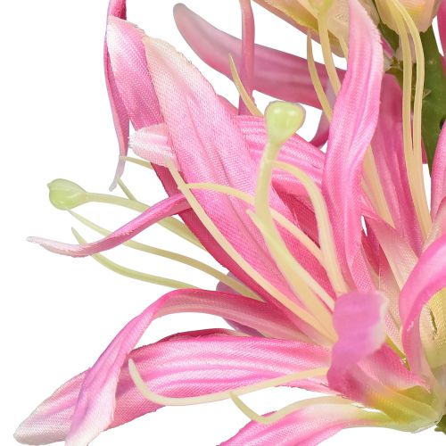 Artikel Kunstbloemen, zijden bloemen decoratieve lelie roze 97cm