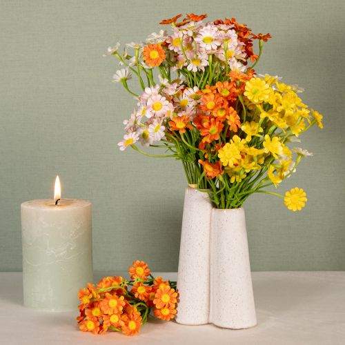 Artikel Kunstboeket kamillebloemen voor sfeervolle seizoensdecoratie, 27 cm, 3 stuks
