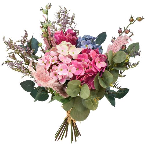 Artikel Kunstbloemenboeket kunsthortensia&#39;s kunstbloemen 50cm