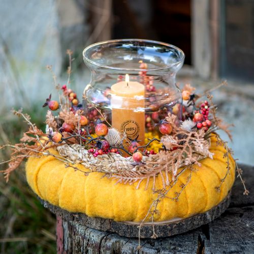 Artikel Kunstplanten herfstdecoratie distels bessen varen 65cm bos