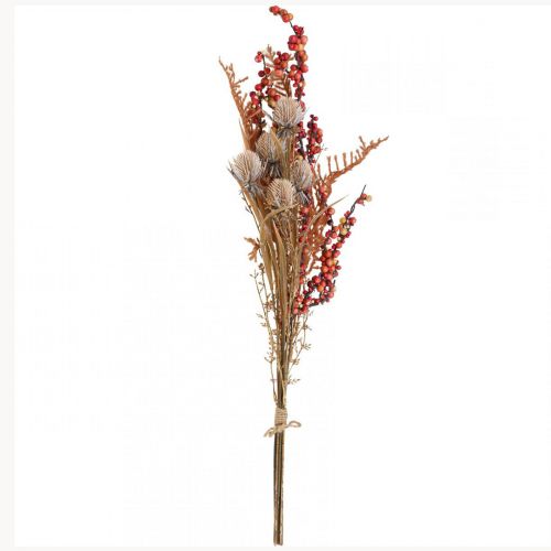 Artikel Kunstplanten herfstdecoratie distels bessen varen 65cm bos