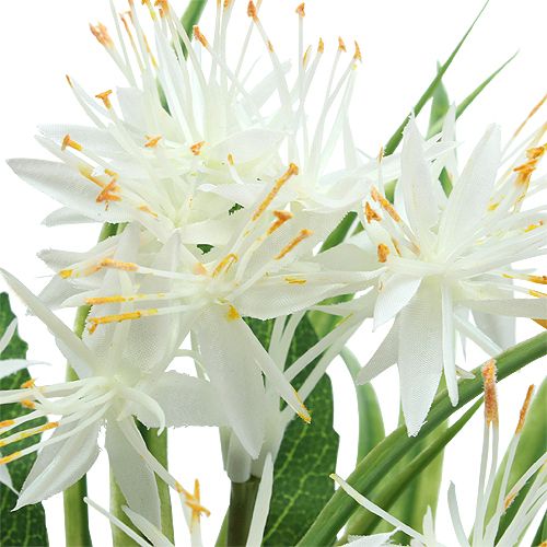 Floristik24 Decoratief boeket wit 28cm