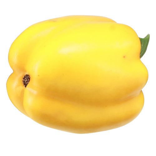 Artikel Voerdummy decoratieve groenten peper geel H10cm