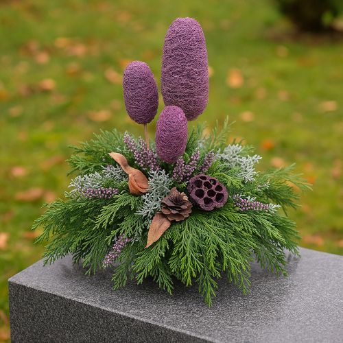 Luffa op steel kleine gedroogde decoratieve bes 5-12cm 25st