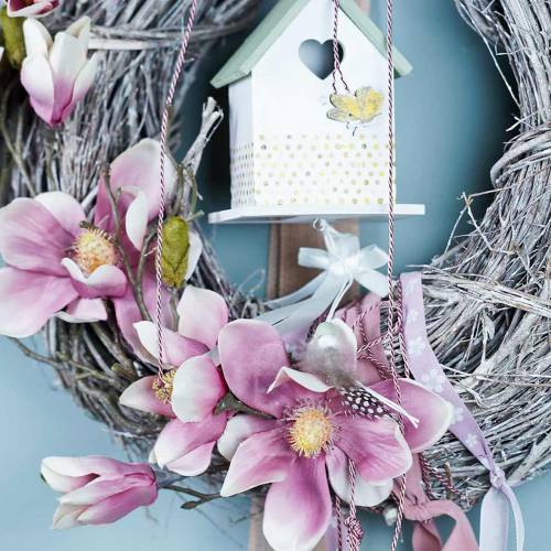 Floristik24 Magnolia mini roze, roze L53cm 3st
