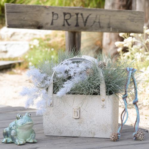 Artikel Metalen tas, moderne en prettige uitstraling voor binnen- en buitengebruik, 28 cm