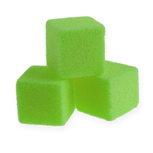 Artikel Natschuim mini kubus groen 300p