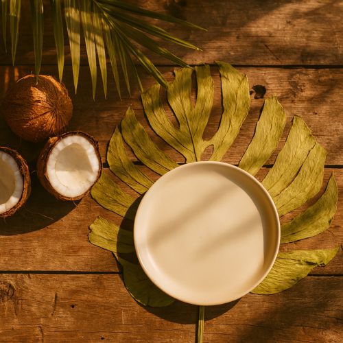 Artikel Monstera bladeren gedroogd decoratie raamblad H50cm 5 stuks