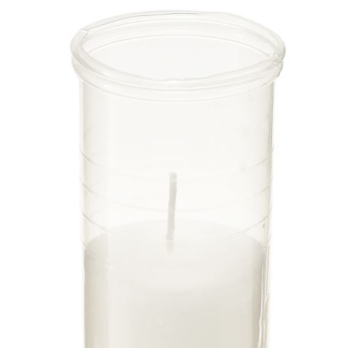 Floristik24 Navulkaarsen voor grafverlichting wit 84h H17cm 5 st