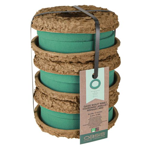 Artikel OASIS® Biolit® Ring/Krans 17cm 6 st.