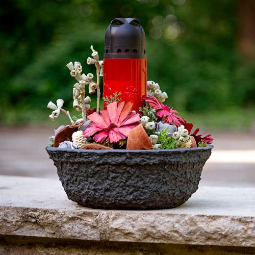 Floristik24 Oasis Black Biolit Plantenschaal Bloemenschaal Zwart Ø26cm