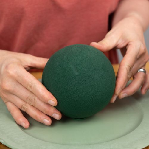 Artikel Steekschuimbal klein groen Ø12cm 5 stuks