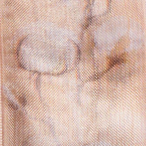 Artikel Organza lint, katoenen bloemen, decoratief lint, roze, 40 mm, 15 m