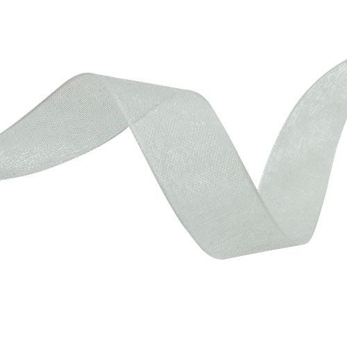 Artikel Organza lint cadeaulint wit lint zelfkant 15mm 50m wit