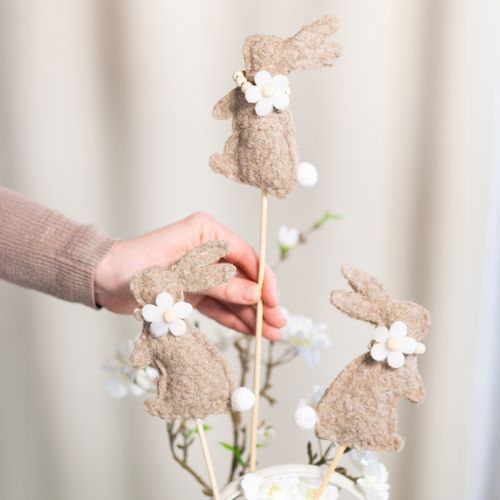 Artikel Decoratieve paashaasfiguur voor lenteversiering en seizoensaccenten, 42 cm, 8 stuks