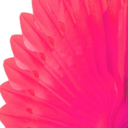 Artikel Feestdecoratie honingraat papier bloem roze Ø40cm 4st