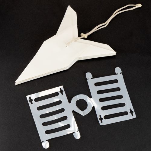 Artikel Papieren sterren Scandinavische stijl kerstster crèmewit 45cm 3 stuks