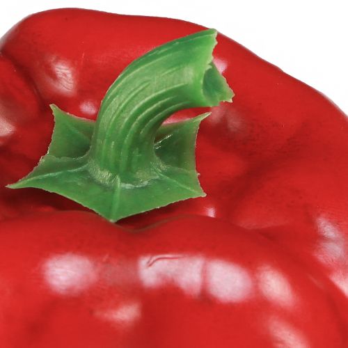 Artikel Paprikadecoratie rood groen kunstnet Ø8cm H11,5cm 4 stuks