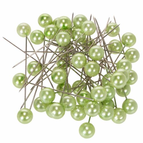 Spelden met parelkop, appelgroen, Ø10 mm, 60 mm kopen | Floristik24.nl