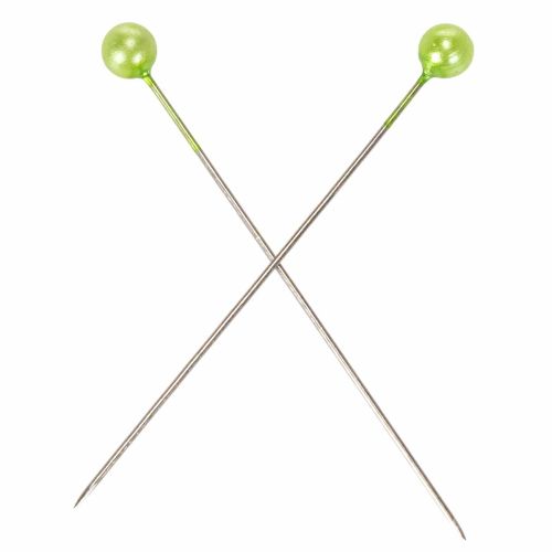 Parelkopspelden Ø6mm 65mm appelgroen | Floristik24.nl