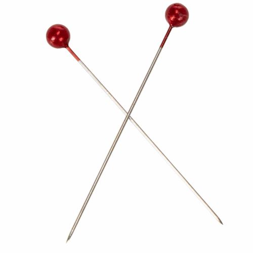 Parelkopspelden Ø6mm 65mm Rood | Floristik24.nl