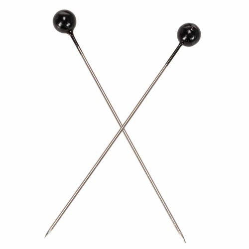 Parelkopspelden Ø6mm 65mm Zwart | Floristik24.nl