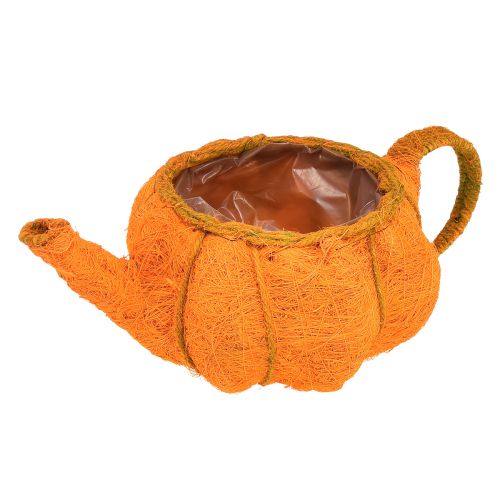 Artikel Plantenpot pompoen decoratie oranje geel groen Ø19cm H12cm