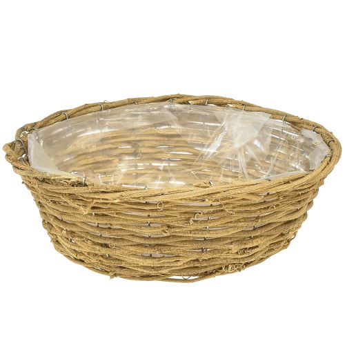 Artikel Plantenschaal sierschaal rond naturel ranken Ø35cm H12cm