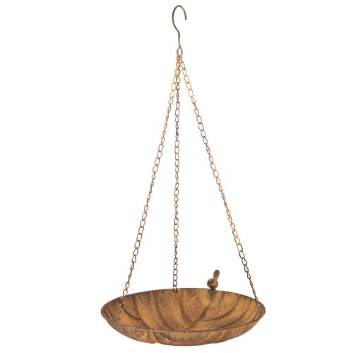 Decoratieve hangkom, tuindecoratie, roestlook, Ø31cm, L62cm kopen | Floristik24.nl
