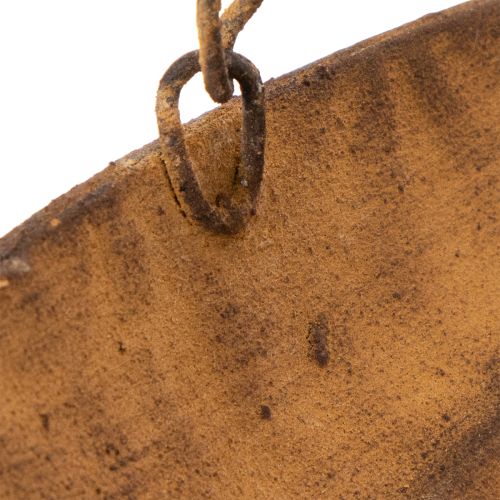 Decoratieve hangkom, tuindecoratie, roestlook, Ø31cm, L62cm | Floristik24.nl
