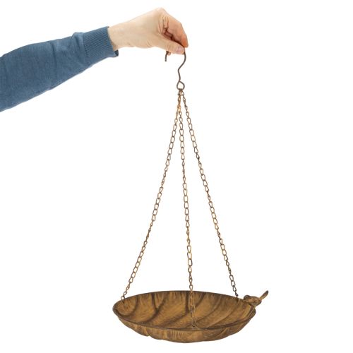 Decoratieve hangkom, tuindecoratie, roestlook, Ø31cm, L62cm | Floristik24.nl