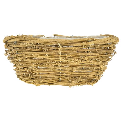 Artikel Plantenschaal schaal rond wijnstok naturel Ø23cm H9,5cm