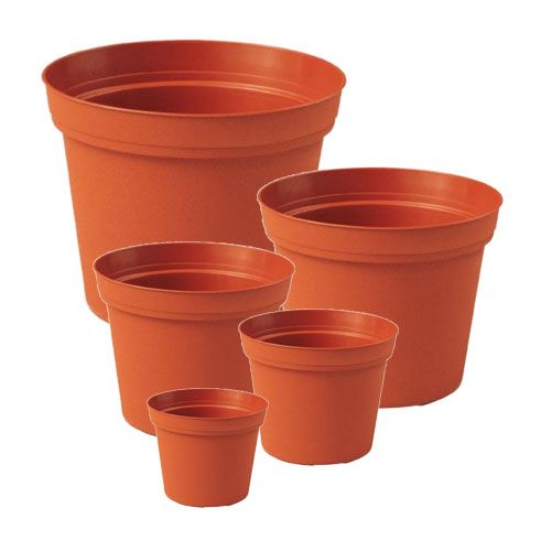 Plantenpot kunststof inzet binnenpot terracotta Ø11 - 29cm