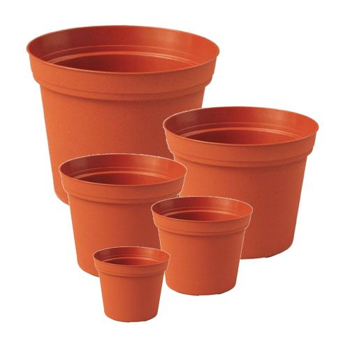 Floristik24 Plantenpot kunststof inzet binnenpot terracotta Ø11 - 29cm