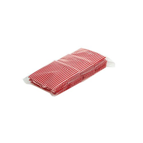 Floristik24 Plastic zak rood soort. 6.5cm x 6.5cm 12st