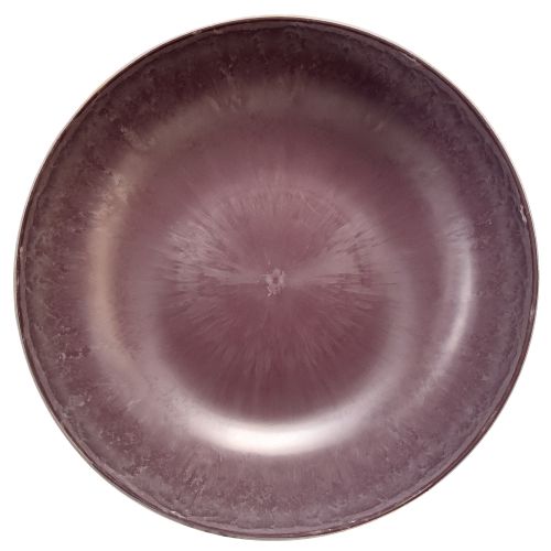 Artikel Elegante paarse plastic schaal 37x10,5 cm - veelzijdig ter decoratie - 3 stuks