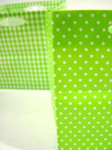 Floristik24 Plastic zak 10,5x10,5cm 16 stuks groen
